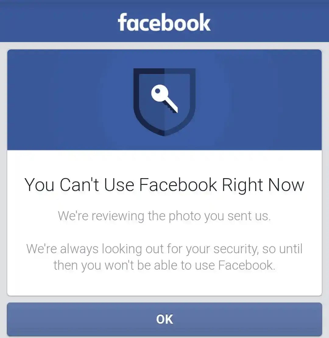 "You can't use Facebook at these Moment" সমস্যাটি থেকে চিরমুক্তি লাভ করুন!