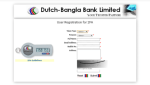 Duch Bangla Internet Banking 2FAregistration 