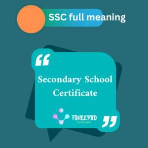 SSC full meaning
